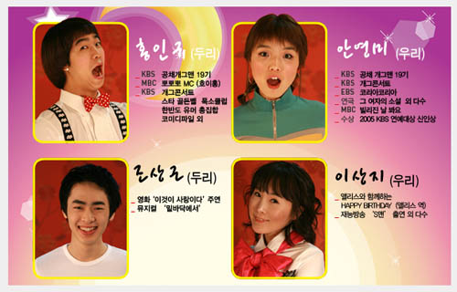 ↑ 지난 2007년 안영미와 조상근이 함께 출연한 뮤지컬 