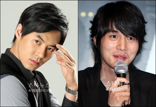지난 4일 오후 정준하 주연의 앙코르 뮤지컬 '라디오스타' VIP시연회에 참석한 전진(왼쪽)과 이동욱 ⓒ머니투데이 스타뉴스