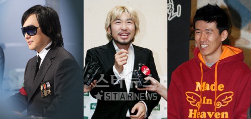신해철, 노홍철, 션 ⓒ사진=머니투데이 스타뉴스