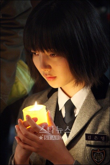 ⓒ9일 전주영화종합촬영장에서 배우 송민정이 '여고괴담5' 촬영을 하고 있다. 전주=송희진 기자