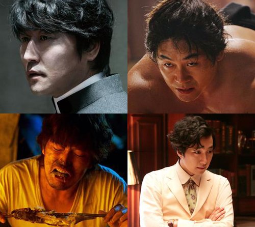 송강호 설경구 박해일 정재영(시계방향) 