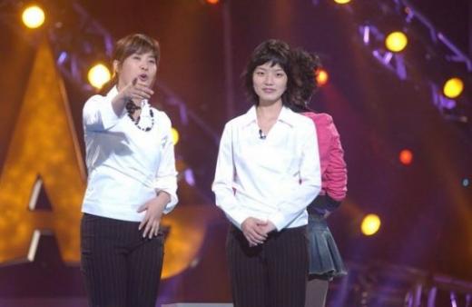 '고고 세상속으로' 당시의 안영미(오른쪽)과 강유미 <사진제공=KBS>