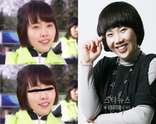 ↑ 한지민(左) 신봉선(右)