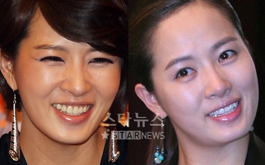 '시티홀' 신미래로 돌아온 김선아(왼쪽)와 2005년 '내 이름은 김삼순' 당시 김선아 ⓒ머니투데이 스타뉴스