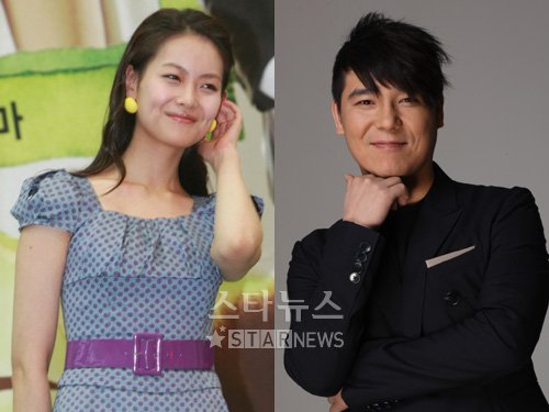 오연서(왼쪽)와 임창정