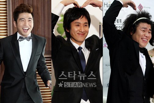유세윤 이선균 오정태(오른쪽) ⓒ 머니투데이 스타뉴스