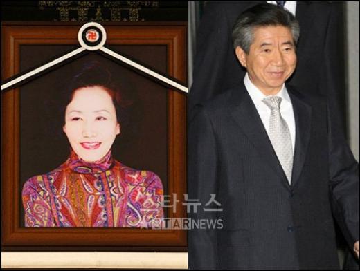 故여운계(왼쪽)와 故노무현 전 대통령 ⓒ머니투데이 스타뉴스