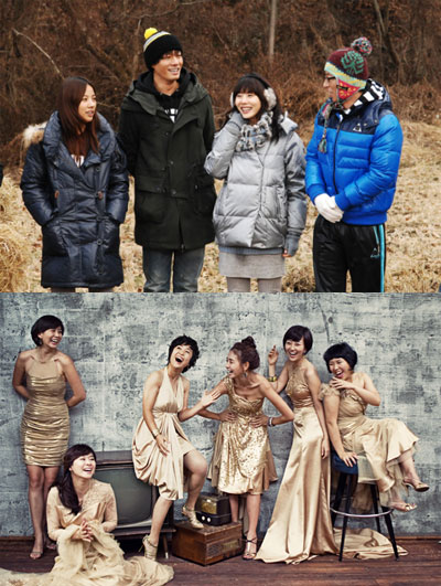 SBS '패밀리가 떴다'(위)와 '골드미스가 간다' <사진제공=SBS>