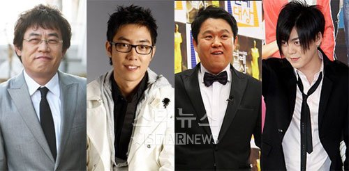SBS '절친노트2'의 MC들. 이경규 은지원 김구라 문희준 ⓒ머니투데이 스타뉴스