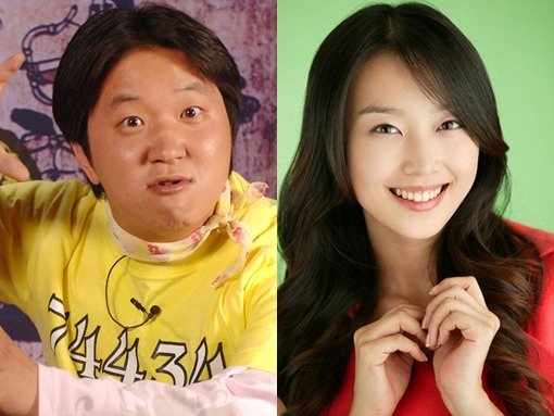 ↑정형돈과 한유라 커플