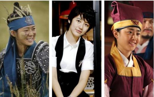 사진 왼쪽부터 '선덕여왕'의 이요원, '커피프린스 1호점'의 윤은혜, '바람의 화원'의 문근영