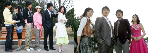 KBS 2TV '소문난 칠공주'(왼쪽)와 SBS '하늘이시여'
