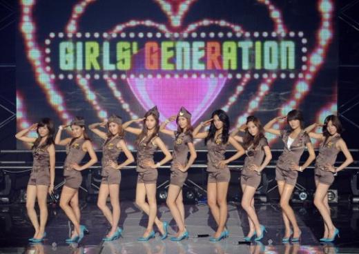 ↑소녀시대 <사진제공=KBS>
