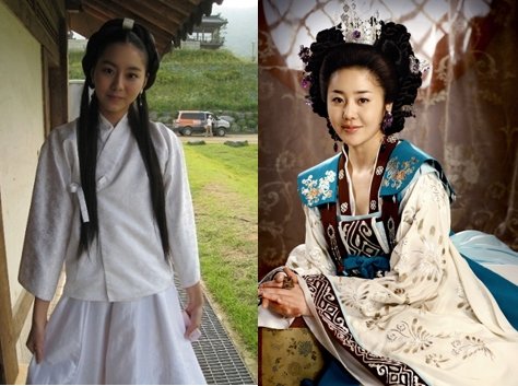 '선덕여왕'의 유이(왼쪽)와 고현정<br /><br />
 <br /><br />
<br /><br />
