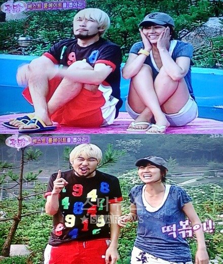 5일 '골미다'에서 찰떡호흡을 발휘한 노홍철 장윤정 커플 ⓒ캡처 장면