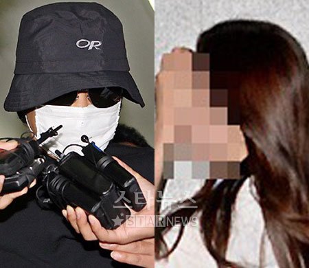 김 前대표(왼쪽)와 A양 ⓒ홍봉진 기자