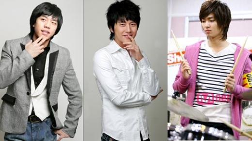 이승기 박해진 김정모 (왼쪽부터)