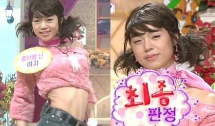 ↑2005년 SBS "진실게임" 출연 당시 최한빛 ⓒSBS NeTV 