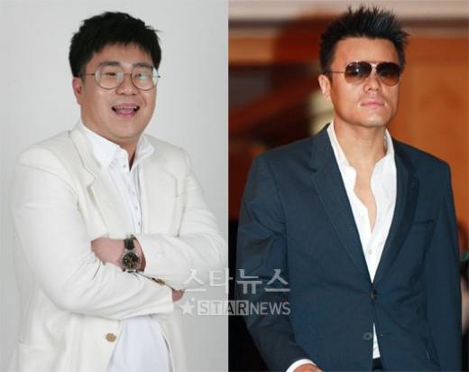 조영수(왼쪽)와 박진영 ⓒ머니투데이 스타뉴스