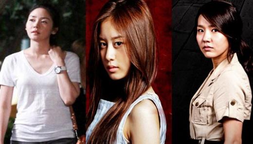 ↑성유리, 지연, 이진(왼쪽부터)