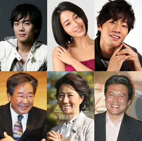 '그대 웃어요'(가제)의 이규한 이민정 이천희 천호진 송옥숙 최불암(왼쪽 위부터 시계방향) ⓒ머니투데이 스타뉴스