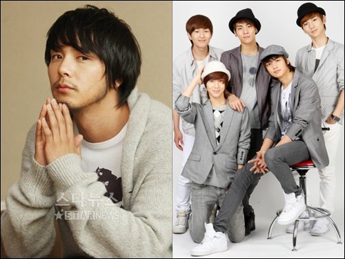 박용하(왼쪽)와 샤이니 ⓒ사진=머니투데이 스타뉴스