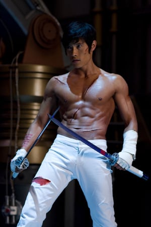 ↑ 사진은 할리우드 영화 '지.아이.조：전쟁의 서막(G.I.Joe：The Rise Of Cobra)'에서 코브라 군단의 비밀병기 스톰 쉐도우 역으로 출연한 이병헌의 모습.