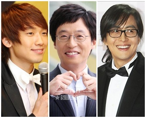 비, 유재석, 배용준 ⓒ사진=머니투데이 스타뉴스