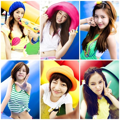 티아라의 은정, 지연, 큐리, 효민, 보람, 소연(왼쪽 위부터 시계방향으로) ⓒ사진=코어콘텐츠미디어