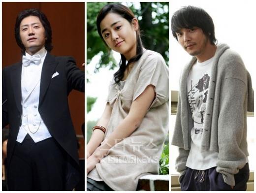 사진 왼쪽부터 서울드라마어워즈2009 남녀연기자상 후보에 오른 김명민 문근영 박용하