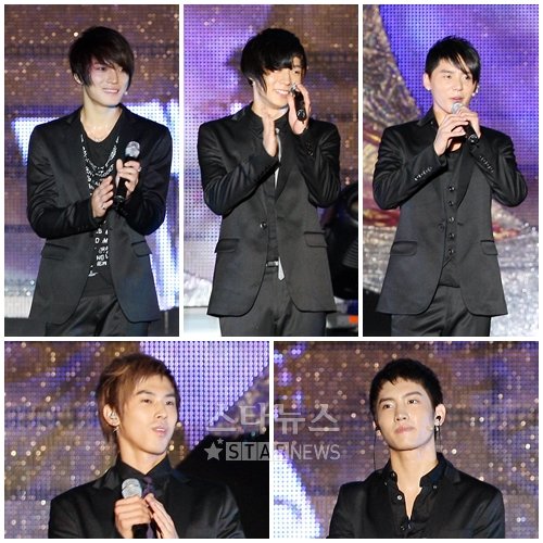 동방신기의 영웅재중,믹키유천,시아준수,최강창민,유노윤호(왼쪽 위부터 시계방향으로) ⓒ사진=송희진 기자 songhj@