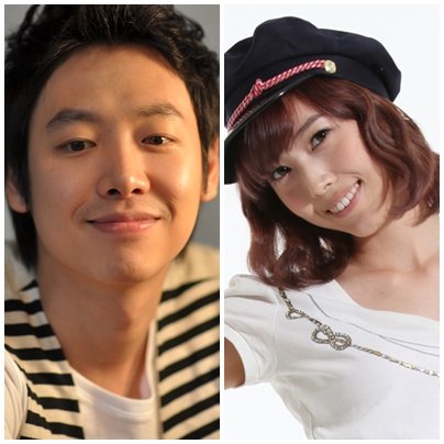 배우 김동욱(왼쪽)과 소녀시대 제시카 