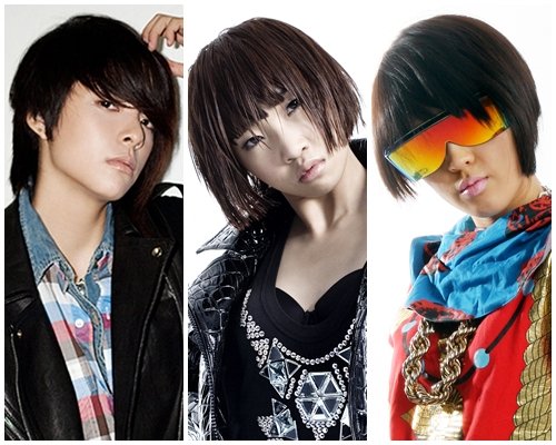 f(x)의 엠버, 2NE1의 공민지, 포미닛의 전지윤(왼쪽부터) ⓒ사진=SM엔터테인먼트,YG엔터테인먼트,송희진 기자 songhj@