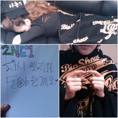 ⓒ사진=2NE1 미투데이