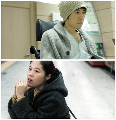 위부터 '내사랑 내곁에'의 김명민, '오아시스'의 문소리.