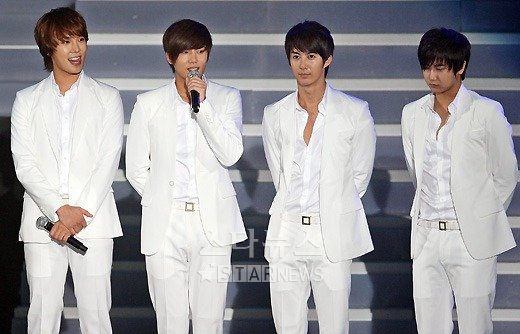 SS501의 박정민, 김규종, 김형준, 허영생(왼쪽부터) ⓒ사진=홍봉진 기자 honggga@