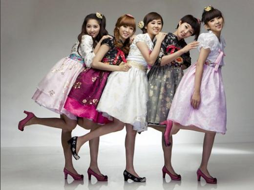 포미닛의 남지현,김현아,허가윤,전지윤,권소현(왼쪽부터) ⓒ사진=큐브엔터테인먼트