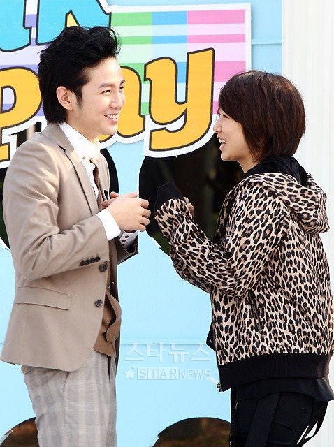 '미남이시네요' 촬영 중인 장근석과 박신혜 ⓒ일산(경기)=임성균 기자