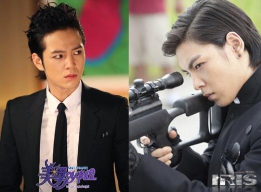 SBS '미남이시네요'의 장근석(왼쪽)과 KBS 2TV '아이리스'의 탑 ⓒ사진=SBS, KBS