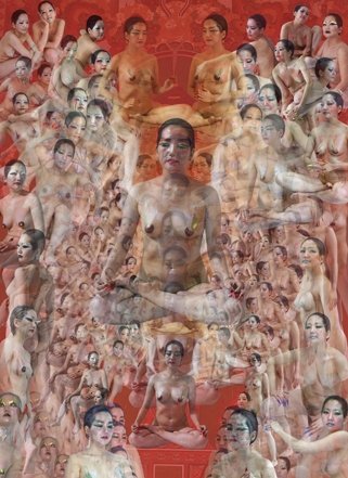 ↑ \'천년의 붓다(Millenary Buddha Painting)\'