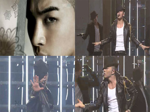 SBS '인기가요'에 출연한 태양 ⓒ사진=화면캡처