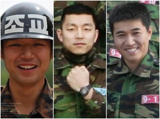 천정명, 공유, 김종민(왼쪽부터)