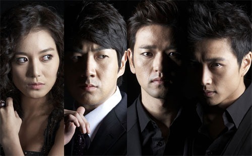 SBS 월화극 '천사의 유혹'의 이소연 한상진 배수빈 김태현(왼쪽부터) ⓒ사진=SBS