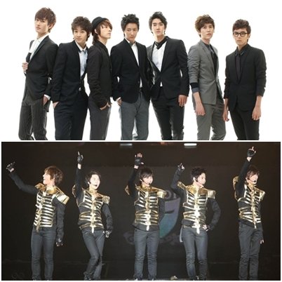 슈퍼주니어-M(위)와 SS501