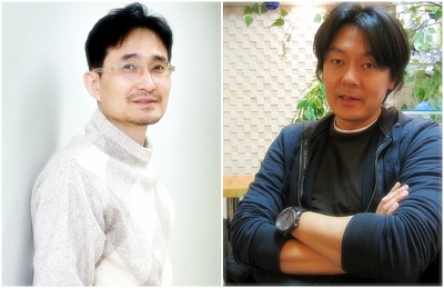 MBC 일일시트콤 '지붕뚫고 하이킥' 연출자 김병욱PD(왼쪽)와 제작사 초록뱀 미디어 김승욱 부사장 