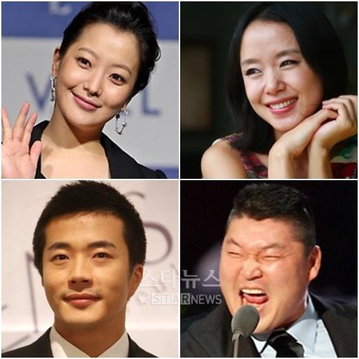 김희선,전도연,강호동,권상우(왼쪽부터) ⓒ머니투데이 스타뉴스