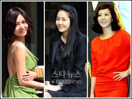 왼쪽부터 장서희 고현정 김남주 ⓒ머니투데이 스타뉴스