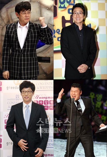 이경규 이휘재 강호동 유재석(위쪽 좌측부터 시계방향)ⓒ머니투데이 스타뉴스