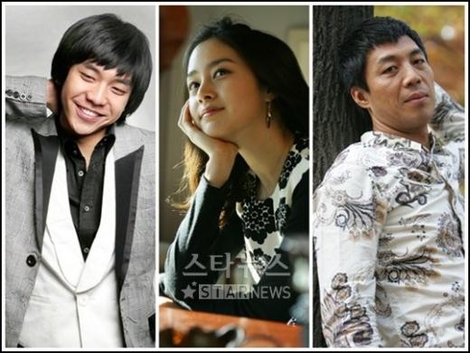 왼쪽부터 이승기 김태희 안길강 ⓒ머니투데이 스타뉴스