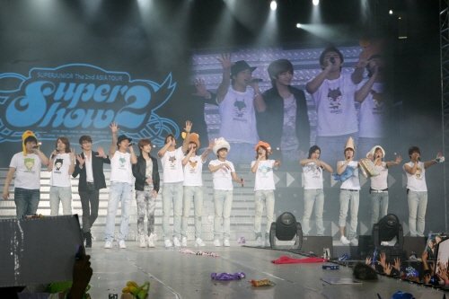 슈퍼주니어-M을 포함한 무대인사 <사진제공=SM엔터테인먼트>
